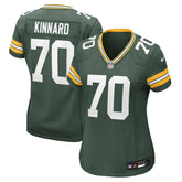Nike Darian Kinnard Green Bay Packers Women's Team Game Jersey Green