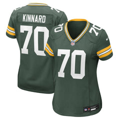 Nike Darian Kinnard Green Bay Packers Women's Team Game Jersey Green