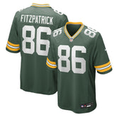 Nike John FitzPatrick Green Bay Packers Team Game Jersey Green