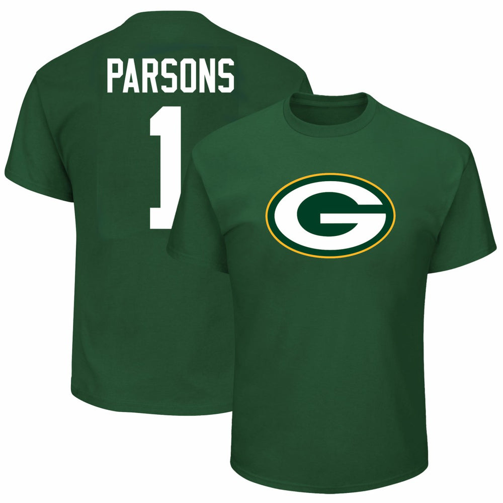Fanatics Micah Parsons Green Bay Packers Big & Tall Player Name & Number T-Shirt Green