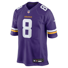 Nike Jeff Okudah Minnesota Vikings Team Game Jersey Purple