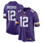 Nike Max Brosmer Minnesota Vikings Team Game Jersey Purple
