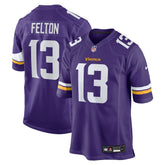 Nike Tai Felton Minnesota Vikings Team Game Jersey Purple