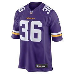Nike Zavier Scott Minnesota Vikings Team Game Jersey Purple