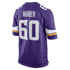 Nike Joe Huber Minnesota Vikings Team Game Jersey Purple