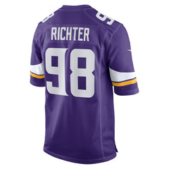 Nike Bo Richter Minnesota Vikings Team Game Jersey Purple