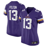Nike Tai Felton Minnesota Vikings Women's Team Game Jersey Purple