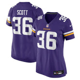 Nike Zavier Scott Minnesota Vikings Women's Team Game Jersey Purple