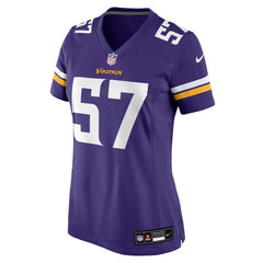 Nike Chaz Chambliss Minnesota Vikings Women's Team Game Jersey Purple