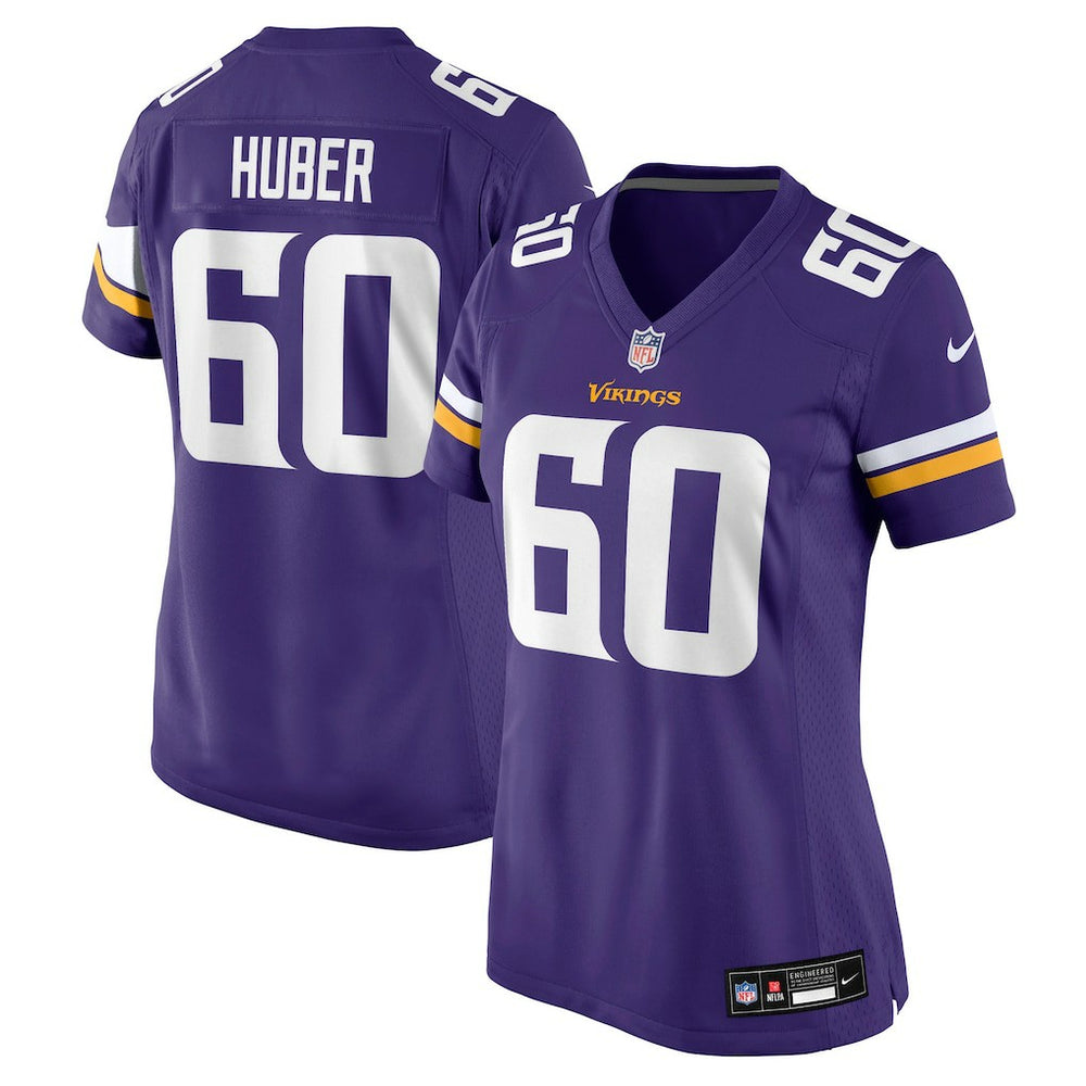 Nike Joe Huber Minnesota Vikings Women's Team Game Jersey Purple