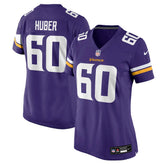 Nike Joe Huber Minnesota Vikings Women's Team Game Jersey Purple