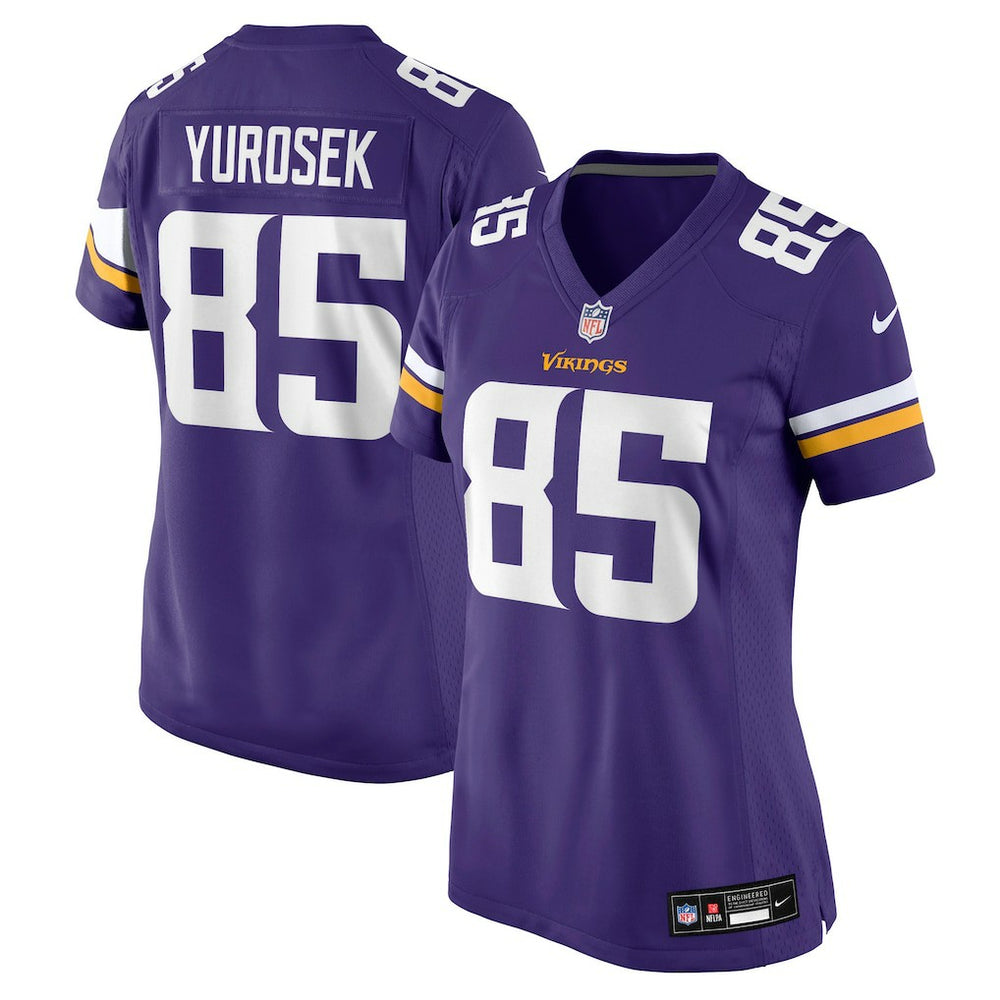 Nike Ben Yurosek Minnesota Vikings Women's Team Game Jersey Purple