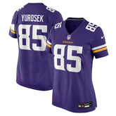 Nike Ben Yurosek Minnesota Vikings Women's Team Game Jersey Purple