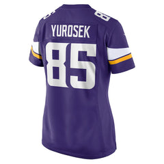 Nike Ben Yurosek Minnesota Vikings Women's Team Game Jersey Purple
