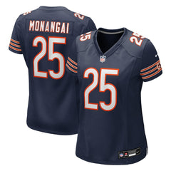 Nike Kyle Monangai Chicago Bears Women's Team Game Jersey Navy