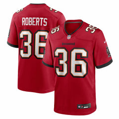 Nike JJ Roberts Tampa Bay Buccaneers Team Game Jersey Red