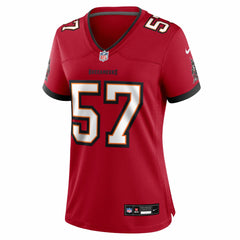 Nike John Bullock Tampa Bay Buccaneers Women's Team Game Jersey Red