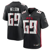 Nike Jack Nelson Atlanta Falcons Team Game Jersey Black