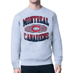 Montreal Canadiens Starter Team Grit Graphic Fleece Pullover Sweatshirt - Gray - NHL 203448433