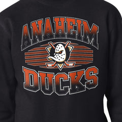 Anaheim Ducks Starter Team Grit Graphic Fleece Pullover Sweatshirt - Black - NHL 203448436