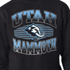 Utah Mammoth Starter Team Grit Graphic Fleece Pullover Sweatshirt - Black - NHL 203448444