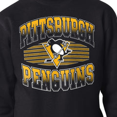 Pittsburgh Penguins Starter Team Grit Graphic Fleece Pullover Sweatshirt - Black - NHL 203448445