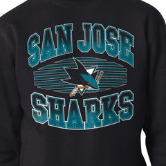 San Jose Sharks Starter Team Grit Graphic Fleece Pullover Sweatshirt - Black - NHL 203448446