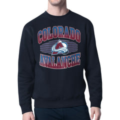 Colorado Avalanche Starter Team Grit Graphic Fleece Pullover Sweatshirt - Navy - NHL 203448448