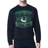 Vancouver Canucks Starter Team Grit Graphic Fleece Pullover Sweatshirt - Navy - NHL 203448454