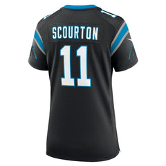 Nike Nic Scourton Carolina Panthers Women's Team Game Jersey Black