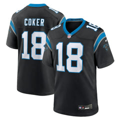Nike Jalen Coker Carolina Panthers Team Game Jersey Black