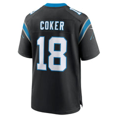 Nike Jalen Coker Carolina Panthers Team Game Jersey Black