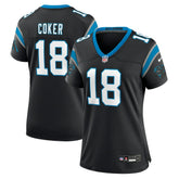 Nike Jalen Coker Carolina Panthers Women's Team Game Jersey Black