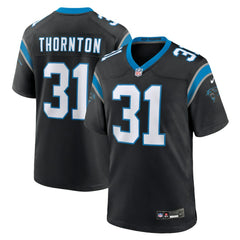 Nike Corey Thornton Carolina Panthers Team Game Jersey Black