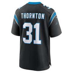 Nike Corey Thornton Carolina Panthers Team Game Jersey Black