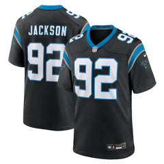 Nike Cam Jackson Carolina Panthers Team Game Jersey Black