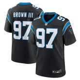 Nike Bobby Brown III Carolina Panthers Team Game Jersey Black