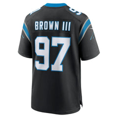Nike Bobby Brown III Carolina Panthers Team Game Jersey Black