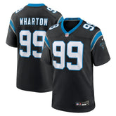 Nike Tershawn Wharton Carolina Panthers Team Game Jersey Black