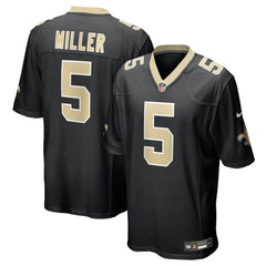 Nike Kendre Miller New Orleans Saints Team Game Jersey Black