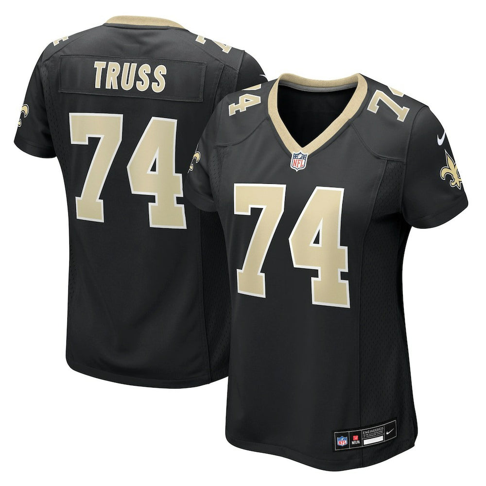Nike Xavier Truss New Orleans Saints Women's Team Game Jersey Black