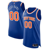 New York Knicks Authentic Custom Jersey Icon Edition Blue | Nike outlet