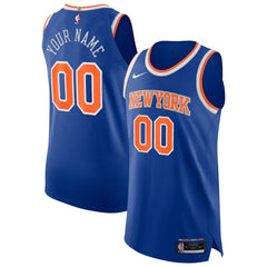 New York Knicks Authentic Custom Jersey Icon Edition Blue | Nike outlet