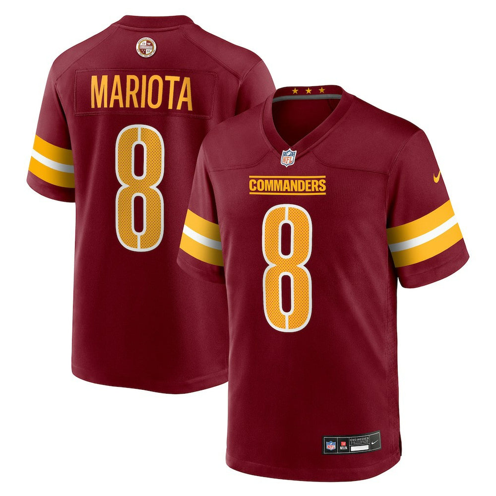 Nike Marcus Mariota Washington Commanders Team Game Jersey Burgundy