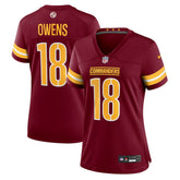 Nike Tyler Owens Washington Commanders Women's Team Game Jersey Burgundy