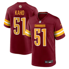 Nike Ale Kaho Washington Commanders Team Game Jersey Burgundy
