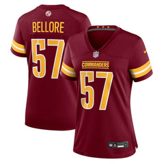 Nike Nick Bellore Washington Commanders Women's Team Game Jersey Burgundy