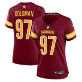 Nike Eddie Goldman Washington Commanders Women's Team Game Jersey Burgundy