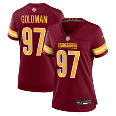 Nike Eddie Goldman Washington Commanders Women's Team Game Jersey Burgundy
