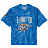 Oklahoma City Thunder OVO x NBA Mesh Football Fashion Jersey Blue